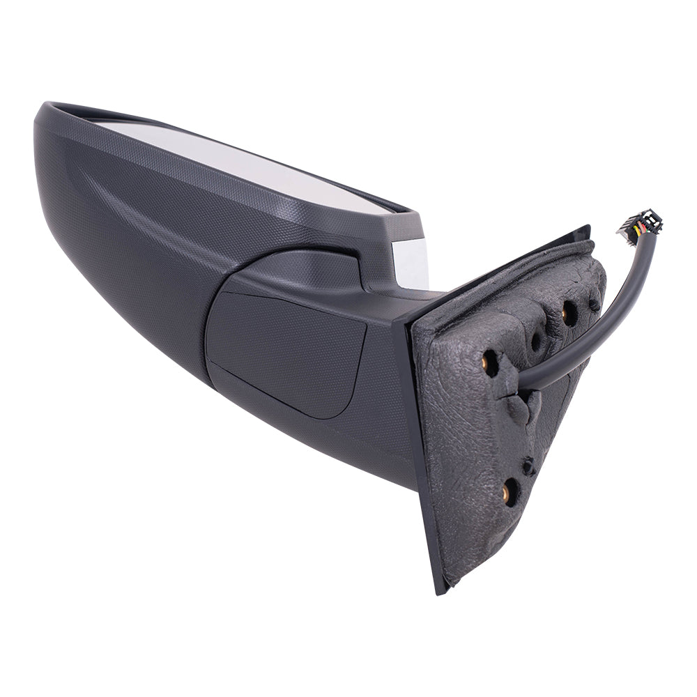 Brock Replacement Chrome Driver Power Heated Memory Blind Spot Detection Mirror Compatible with 2015-2017 Terrain 23219861