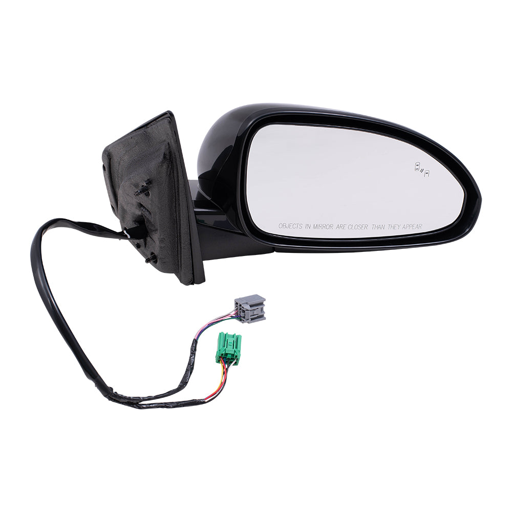 Brock Replacement Driver's and Passenger's Power Mirrors Manual Folding Heated w/ Signal BSD Memory Compatible with 13-17 Enclave