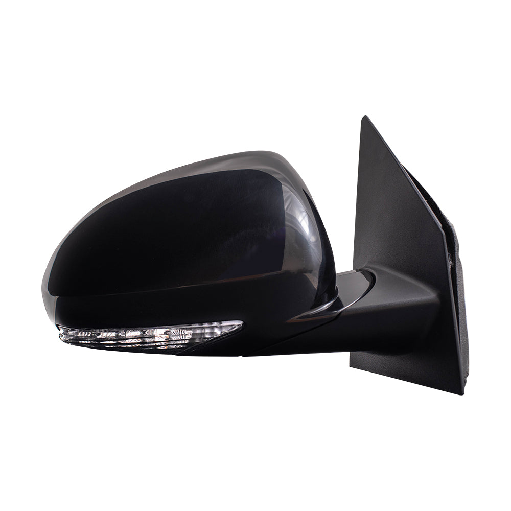 Brock Replacement Driver's and Passenger's Power Mirrors Manual Folding Heated w/ Signal BSD Memory Compatible with 13-17 Enclave