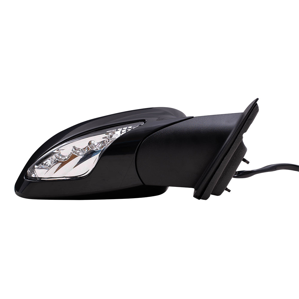 Brock Replacement Driver's and Passenger's Power Mirrors Manual Folding Heated w/ Signal BSD Memory Compatible with 13-17 Enclave