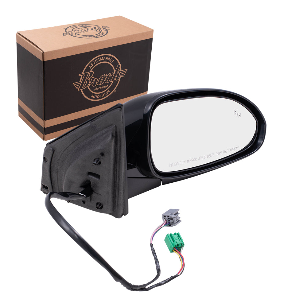 Brock Replacement Passenger's Power Mirror Manual Folding Heated w/ Signal BSD Memory Compatible with 13-17 Enclave 22823954