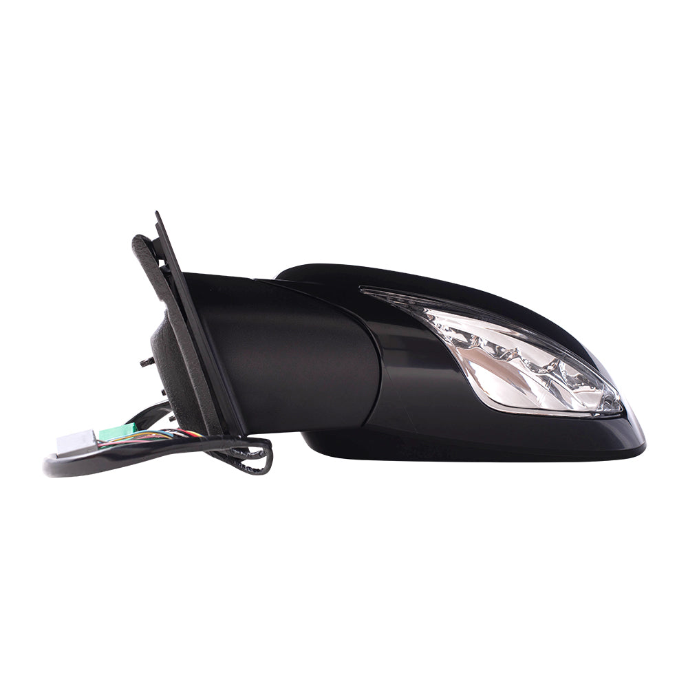 Brock Replacement Driver's and Passenger's Power Mirror Power Folding Heated w/ Signal BSD Memory Compatible with 13-17 Enclave