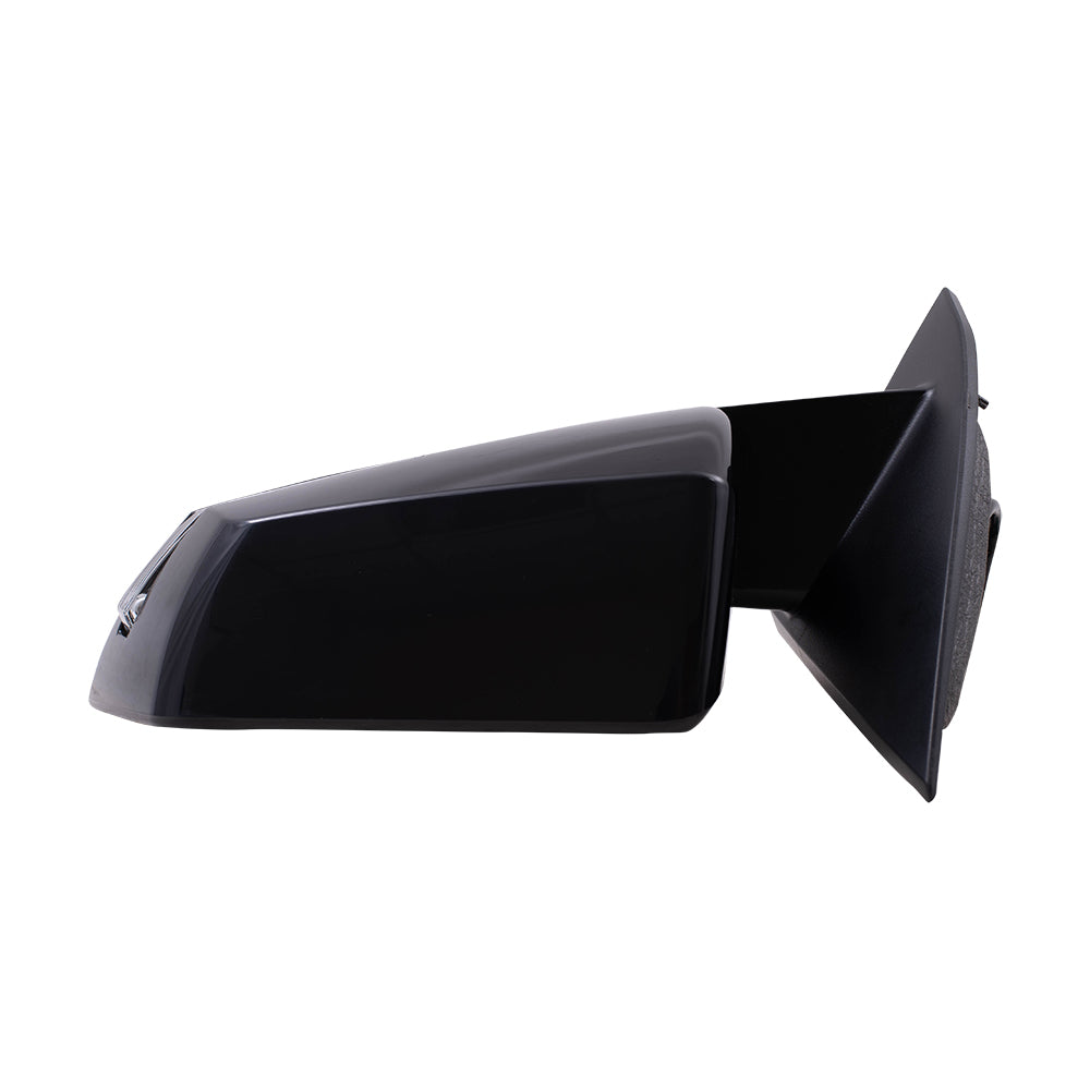 Brock Replacement Driver Side Power Mirror Paint to Match Black with Heat-Signal-Memory-Power Folding-Blind Spot Detection without Auto Dim Compatible with 13-17 Chevy Traverse