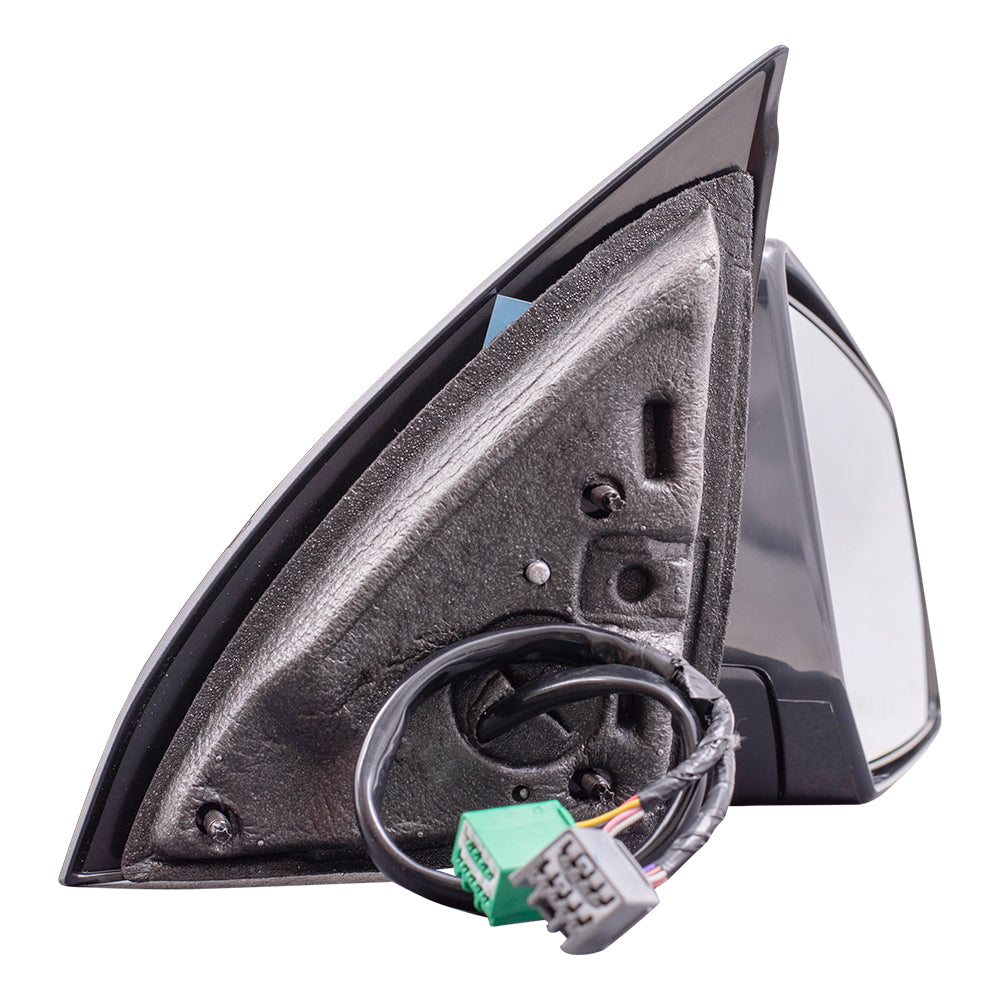 Brock Replacement Passenger Side Power Mirror Paint to Match Black with Heat-Signal-Memory-Power Folding-Blind Spot Detection without Auto Dim Compatible with 13-17 Chevy Traverse