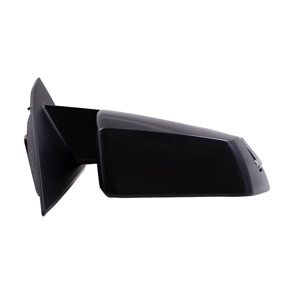 Brock Replacement Passenger Side Power Mirror Paint to Match Black with Heat-Signal-Memory-Power Folding-Blind Spot Detection without Auto Dim Compatible with 13-17 Chevy Traverse