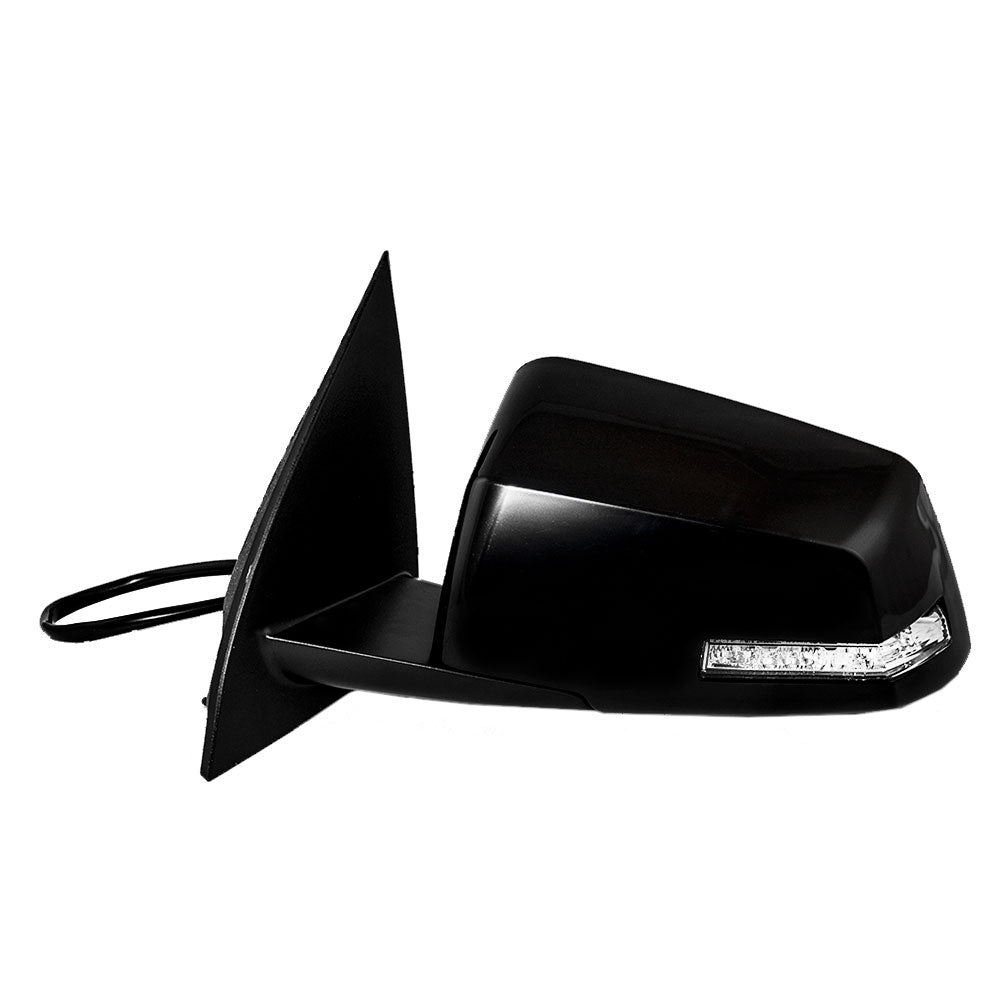 Brock Replacement Driver Power Side Door Mirror Heated Signal Spotter Glass Compatible with Traverse Acadia Outlook 20879274