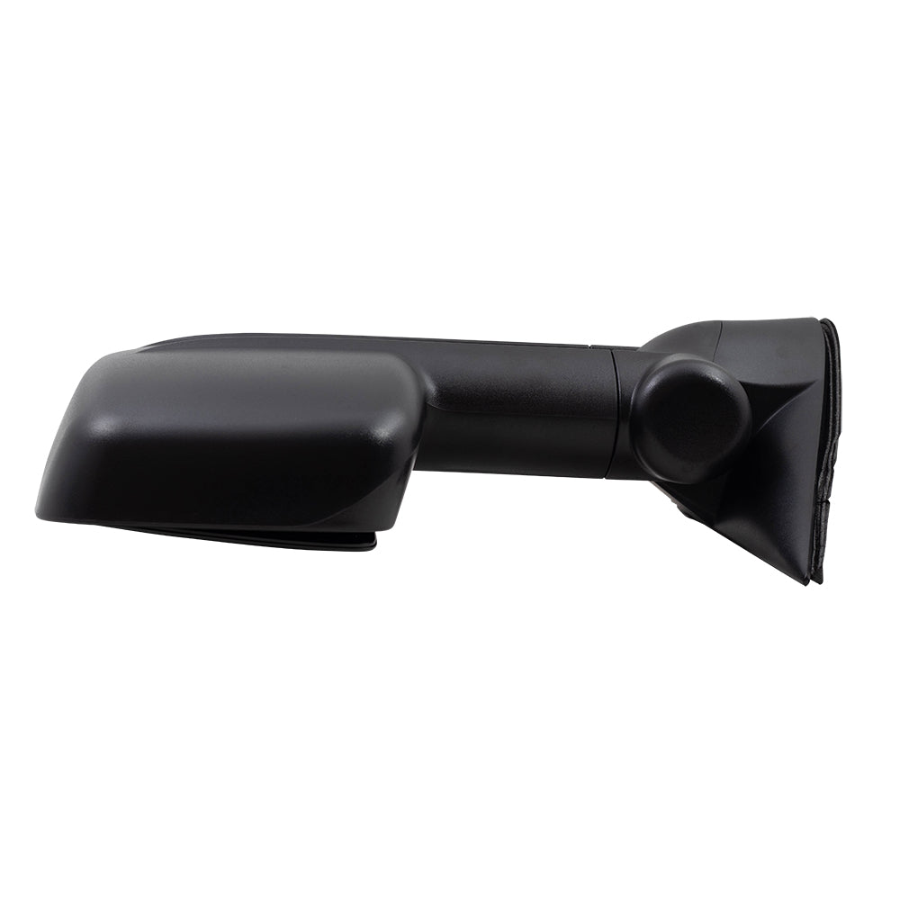 Brock Replacement Driver Power Performance Upgrade Tow Mirror Heated Manual Telescopic Tow Arms Compatible with 1999-2002 Silverado Sierra Pickup Truck