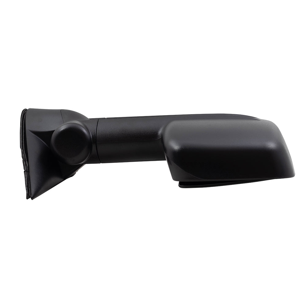 Brock Replacement Passenger Power Performance Upgrade Tow Mirror Heated Manual Telescopic Tow Arms Compatible with 1999-2002 Silverado Sierra Pickup Truck