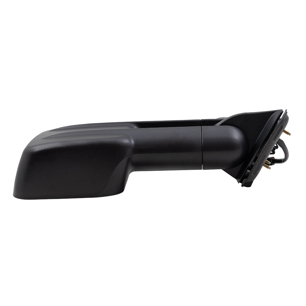 Brock Replacement Passenger Power Performance Upgrade Tow Mirror Heated Manual Telescopic Tow Arms Compatible with 1999-2002 Silverado Sierra Pickup Truck
