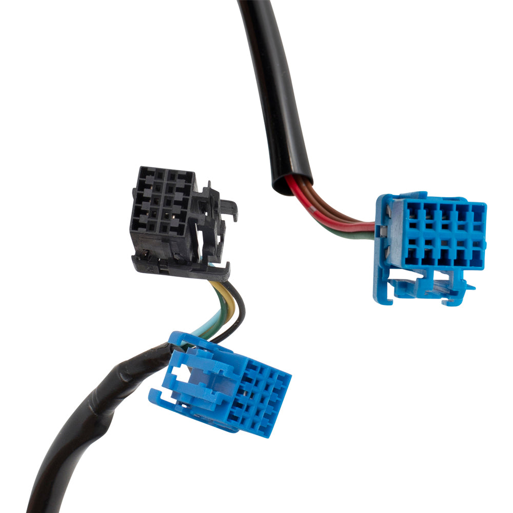 Brock Replacement Set Power Side Door Mirrors Heated Textured Cover Compatible with 2003-2006 Silverado Sierra 2007 Classic Pickup Truck