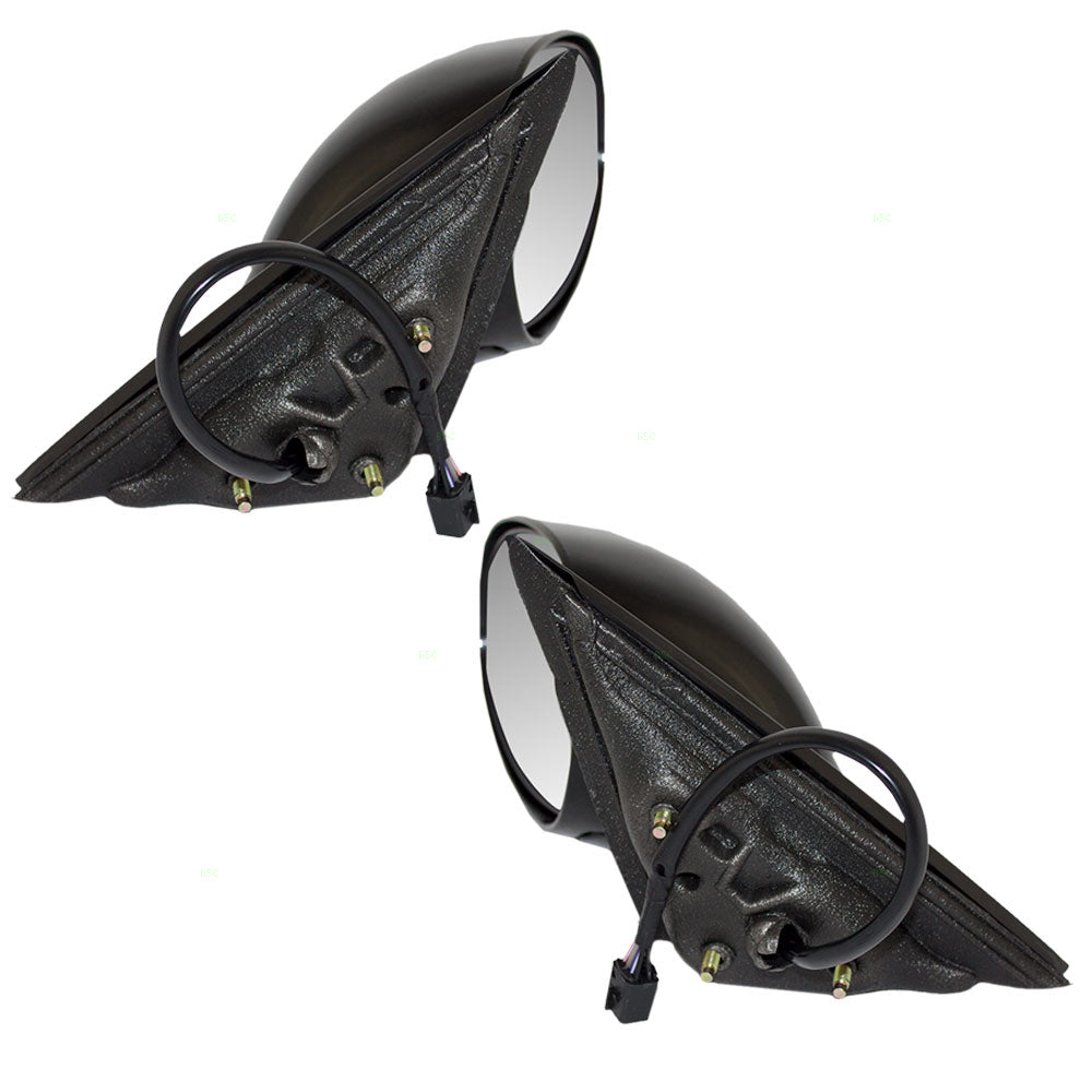 Brock Replacement Driver and Passenger Set Power Side Door Mirrors Heated Compatible with 1997-2002 Century Regal 10316927 10316926