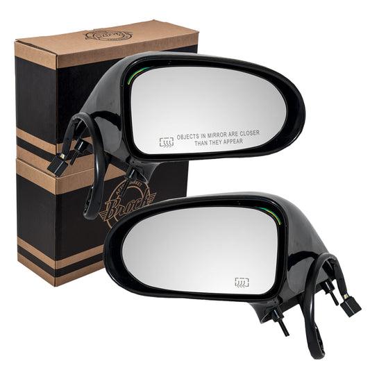 Brock Replacement Driver and Passenger Set Power Side Door Mirrors Heated Compatible with LeSabre Eighty-Eight 98