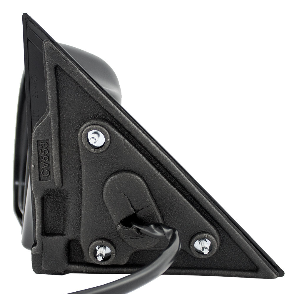 Brock Replacement Driver Power Mirror Heated w/ Metal Base Compatible with Blazer Jimmy Envoy Bravada S10 Sonoma