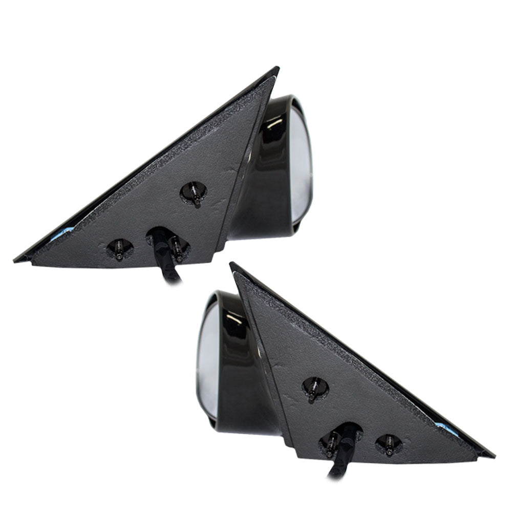 Brock Replacement Driver and Passenger Set Power Side Door Mirrors Heated Ready-to-Paint Compatible with 2000-2007 Monte Carlo 10319386 10319385