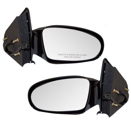 Brock Replacement Driver and Passenger Set Power Side Door Mirrors Compatible with 1996-2002 S-Series Sedan Wagon 21171103 21170590