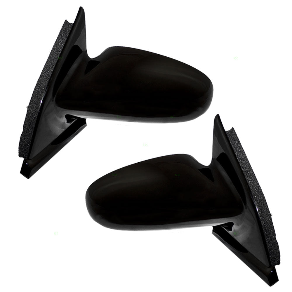 Brock Replacement Driver and Passenger Set Power Side Door Mirrors Compatible with 1996-2002 S-Series Sedan Wagon 21171103 21170590