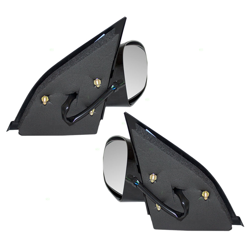 Brock Replacement Driver and Passenger Set Power Side Door Mirrors Compatible with 1996-2002 S-Series Sedan Wagon 21171103 21170590