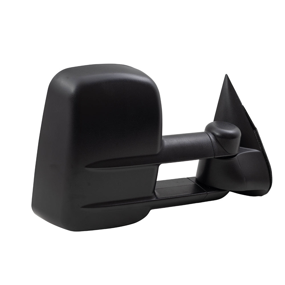 Brock Replacement Set Telescopic Tow Power Performance Mirrors Heated Compatible with 03-06 Silverado Sierra Avalanche Suburban Tahoe Yukon & XL