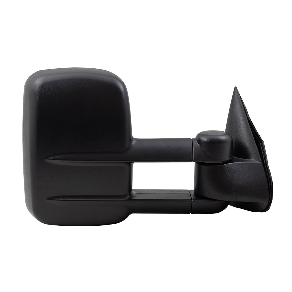 Brock Replacement Set Telescopic Tow Power Performance Mirrors Heated Compatible with 03-06 Silverado Sierra Avalanche Suburban Tahoe Yukon & XL