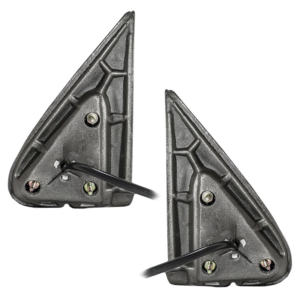 Brock Replacement Set Power Mirrors Heated Compatible with Silverado Sierra & C3 Pickup Suburban Escalade Yukon/XL Tahoe Avalanche