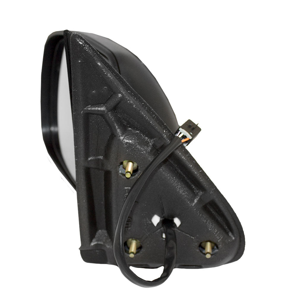 Brock Replacement Driver Power Side Door Mirror Heated with Gloss Cap Compatible with 1999-2002 Silverado Sierra Pickup Truck