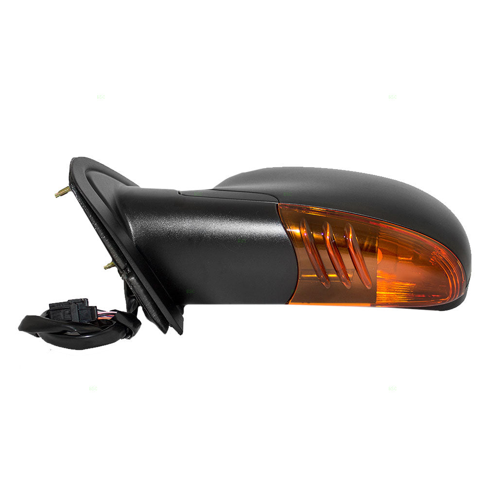 Brock Replacement Driver Power Side Door Mirror Heated Memory Amber Signal Compatible with Trailblazer Envoy Rainier 9-7X Ascender Bravada