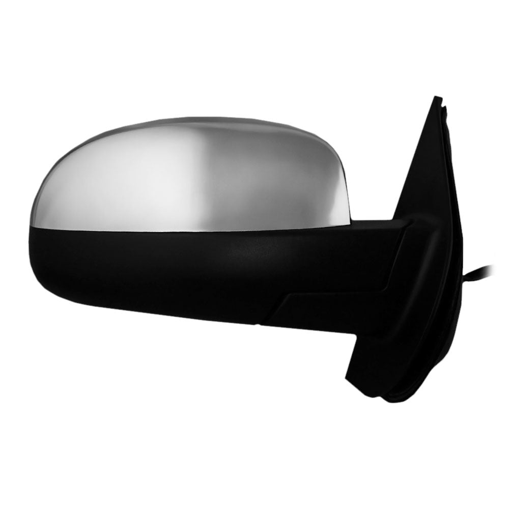 Power Mirror fits Cadillac Chevy GMC SUV Pickup Passenger Heated Chrome Cover