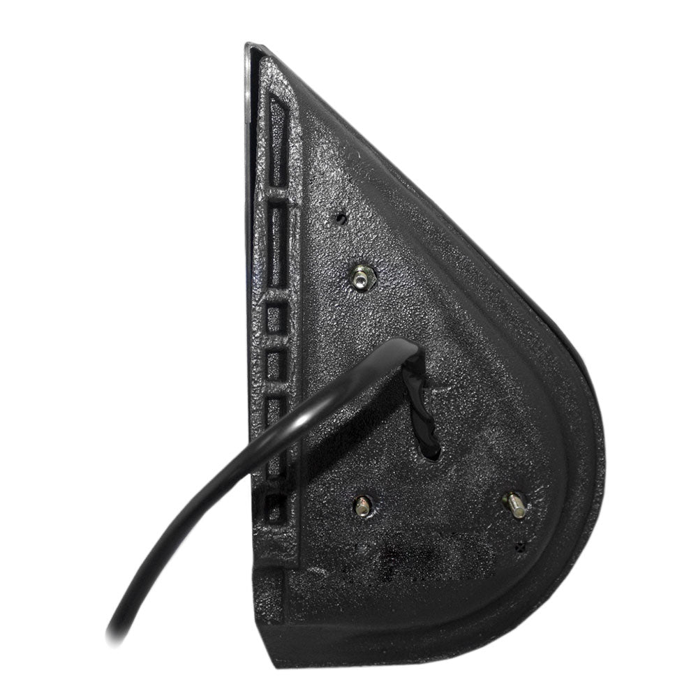 Brock Replacement Driver Power Side Door Mirror Heated with Brushed Chrome Cover Compatible with 2007-2014 Silverado Sierra Pickup Truck