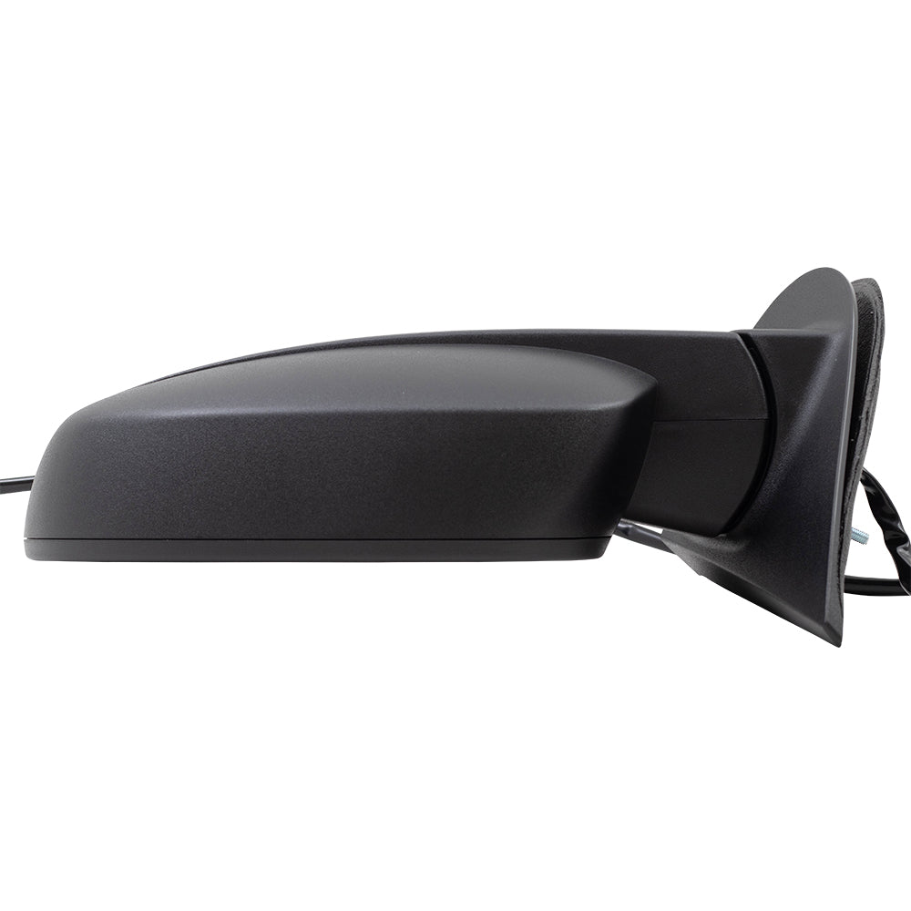 Brock Replacement Driver Power Side Door Mirror Heated Textured Compatible with 07-13 Silverado Sierra Avalanche Pickup Truck