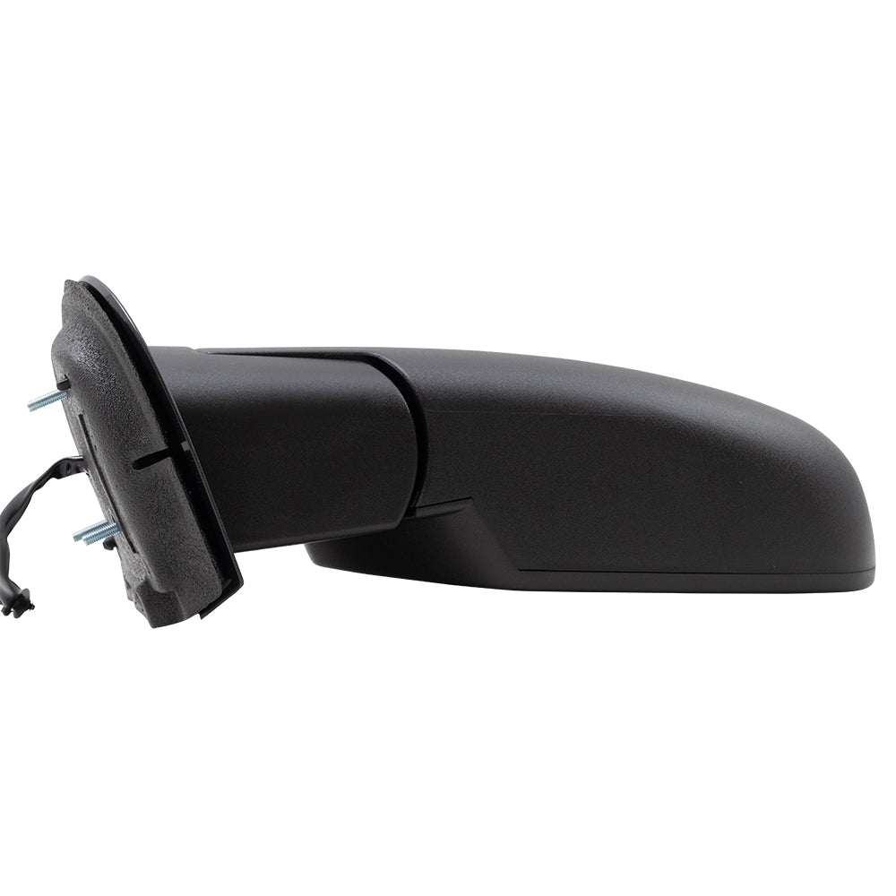 Brock Replacement Driver Power Side Door Mirror Heated Textured Compatible with 07-13 Silverado Sierra Avalanche Pickup Truck