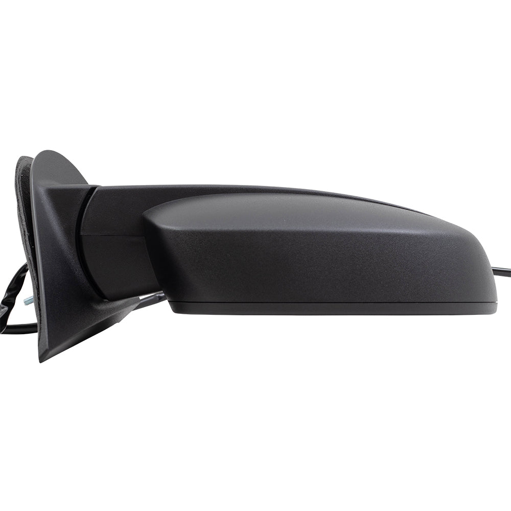 Brock Replacement Passenger Power Side Door Mirror Heated Textured Compatible with 07-13 Silverado Sierra Avalanche Pickup Truck