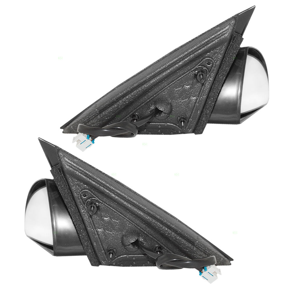 Brock Replacement Driver and Passenger Set Power Side Door Mirrors Heated Textured Base Compatible with 06-13 Impala & 14-16 Impala Limited