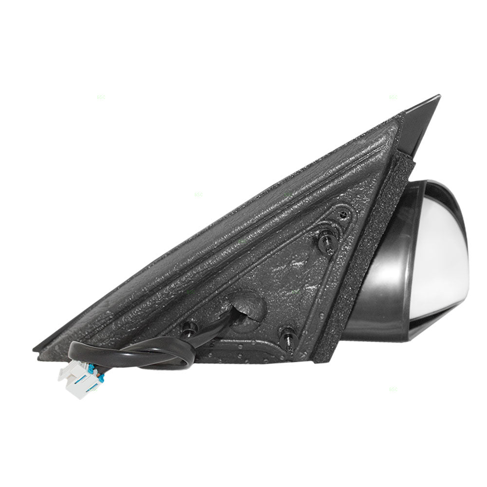Brock Replacement Passenger Power Side Door Mirror Heated Textured Base Compatible with 06-13 Impala & 14-16 Impala Limited 25947196