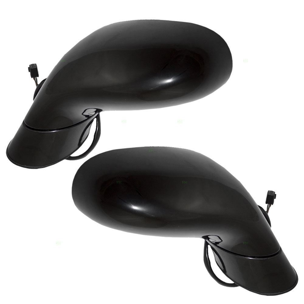 Brock Replacement Driver and Passenger Set Power Side Door Mirrors Heated Compatible with 2005-2009 Corvette 15795837 15795837