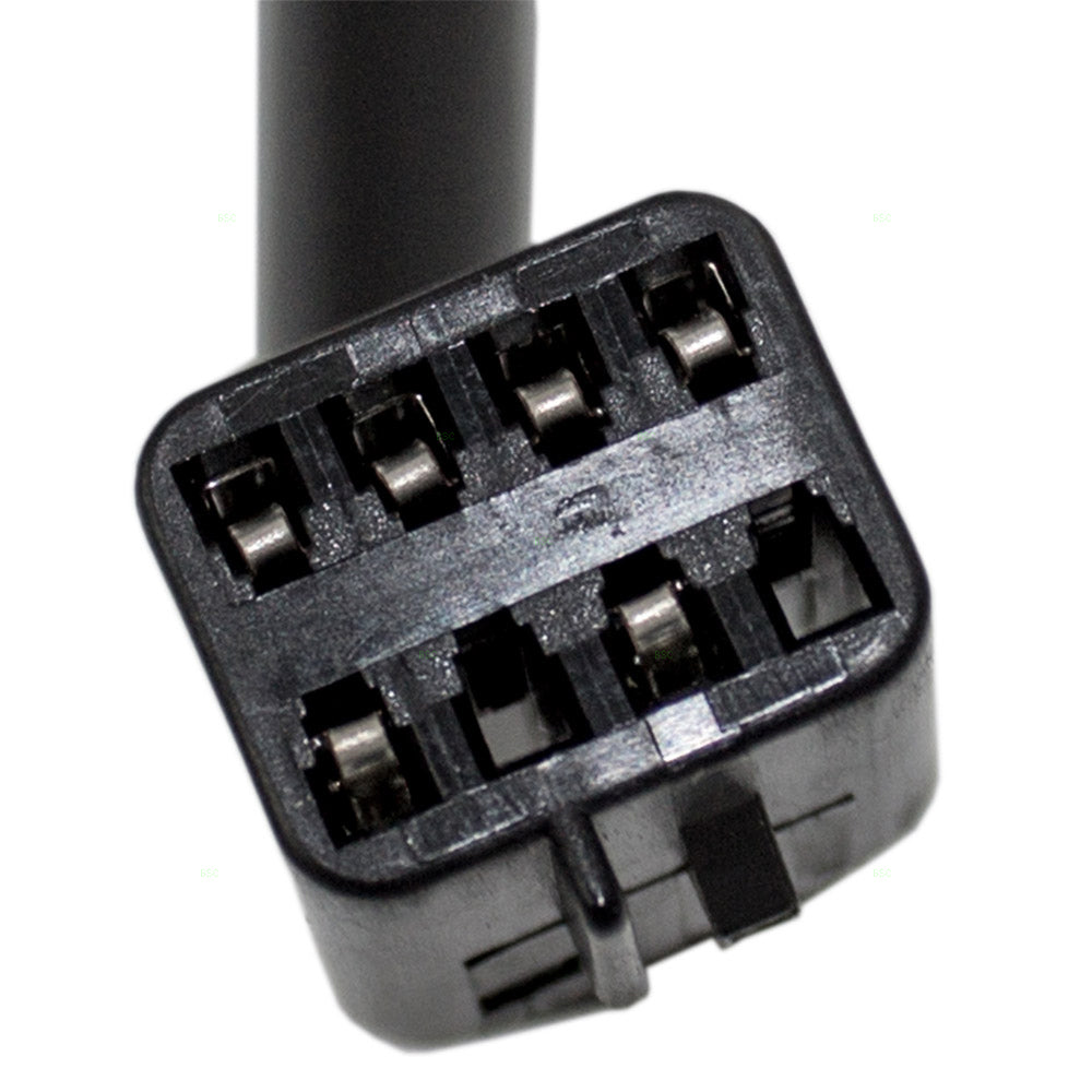 Brock Aftermarket Replacement Driver Left Power Mirror Textured Black With Heat-Dual Glass Without Signal Compatible With 2008-2022 Chevy Express