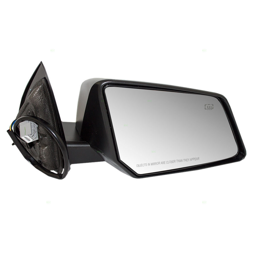 Brock Replacement Passenger Power Side Door Mirror Heated Manual Folding Compatible with Outlook Acadia Traverse