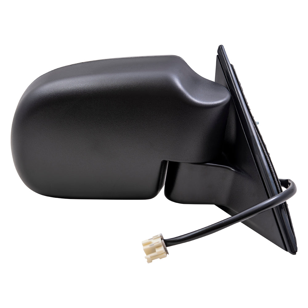 Brock Replacement Set Power Side Door Mirrors Heated w/ Plastic Base Compatible with Blazer Jimmy Envoy Bravada Sonoma S10 Pickup