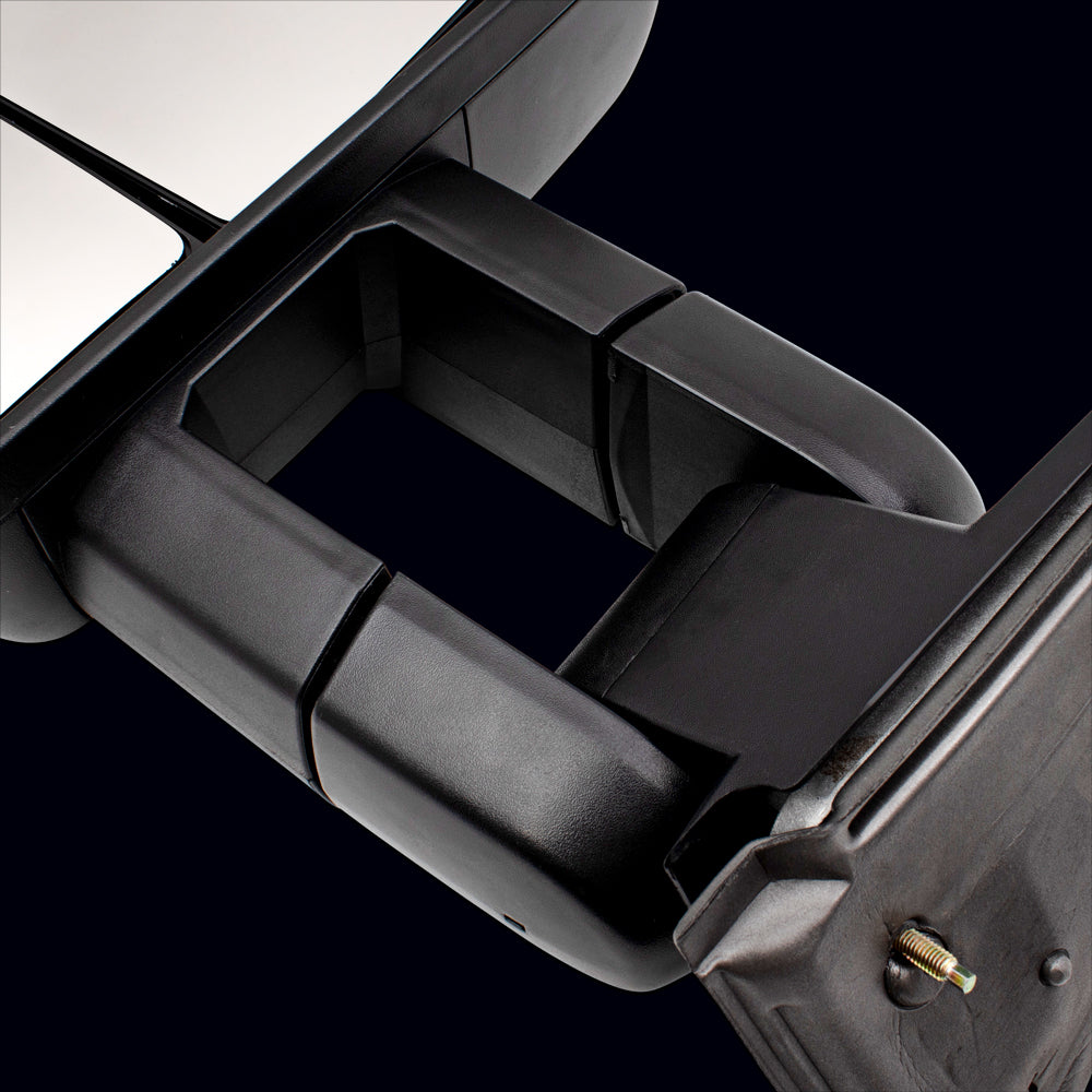 Brock Replacement Set Performance Upgrade Power Mirrors Heated Telescopic Tow Amber External Signal Compatible with 99-02 Silverado Sierra Avalanche Suburban Yukon/XL Escalade