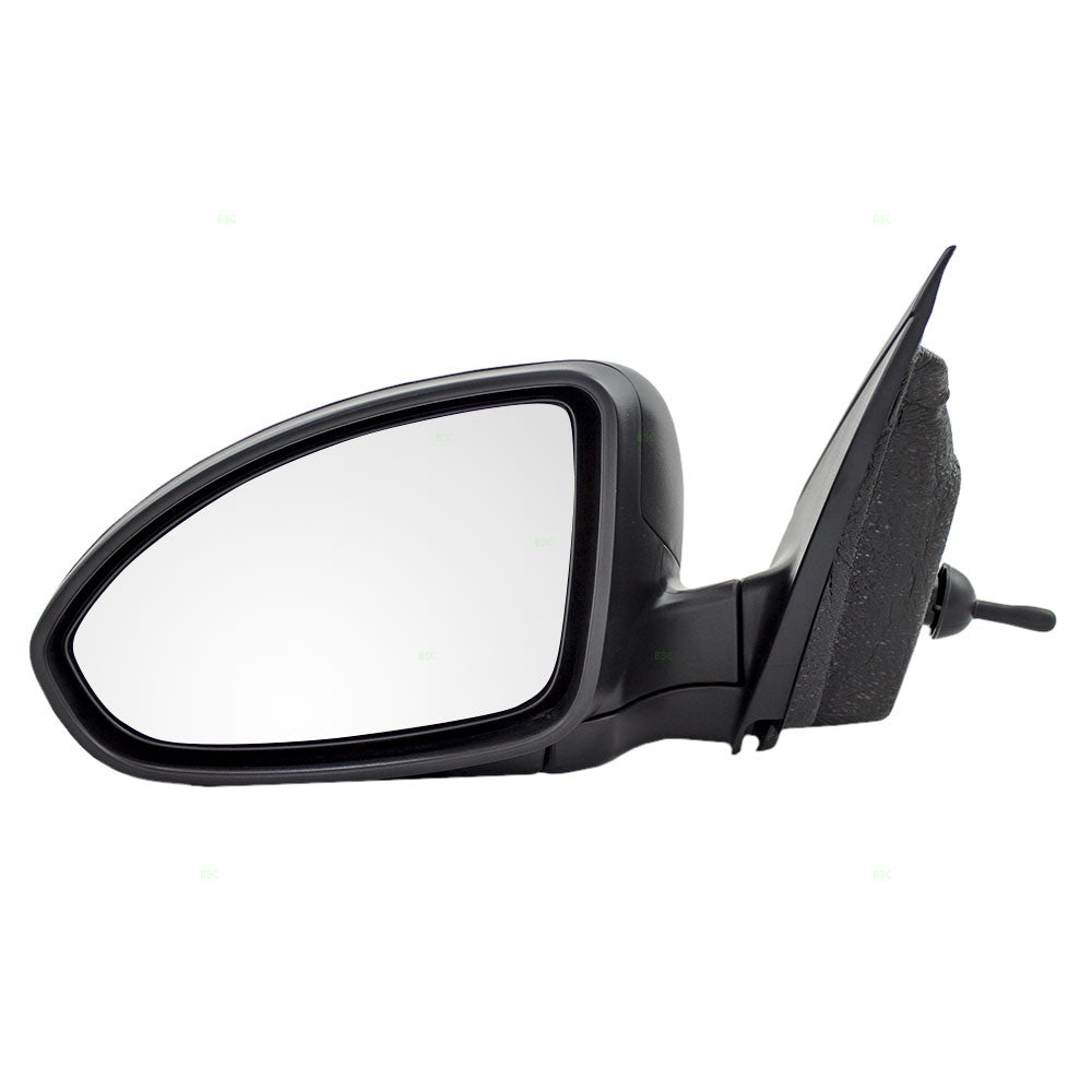 Brock Replacement Driver Manual Remote Side Door Mirror Textured Compatible with 2011-2015 Cruze 2016 Cruze Limited