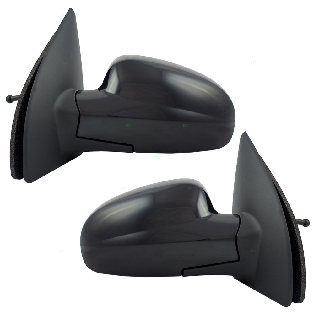 Brock Replacement Driver and Passenger Manual Remote Side Door Mirrors Compatible with Aveo & Aveo5 G3 Swift 96406187 96406189