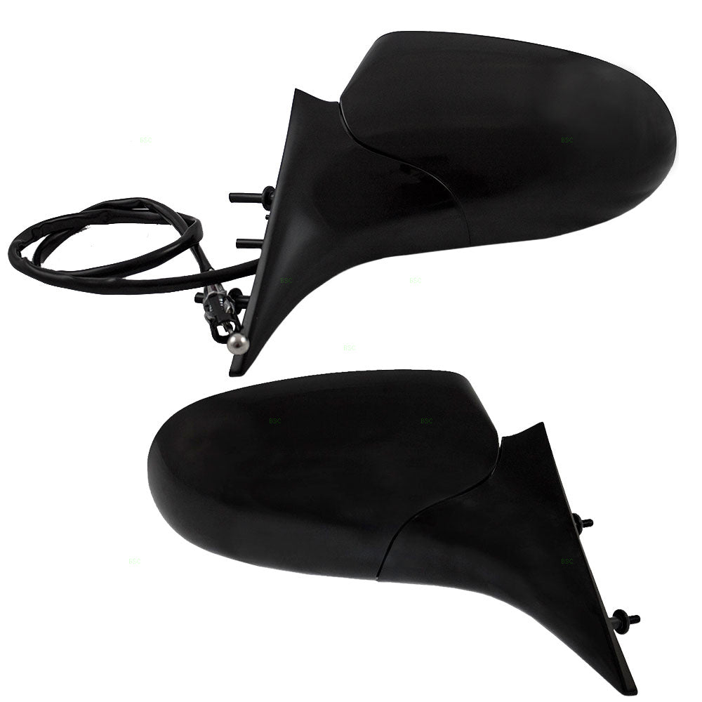 Brock Replacement Driver and Passenger Set Manual Side Door Mirrors Compatible with 1995 1996 Roadmaster Fleetwood Caprice Impala