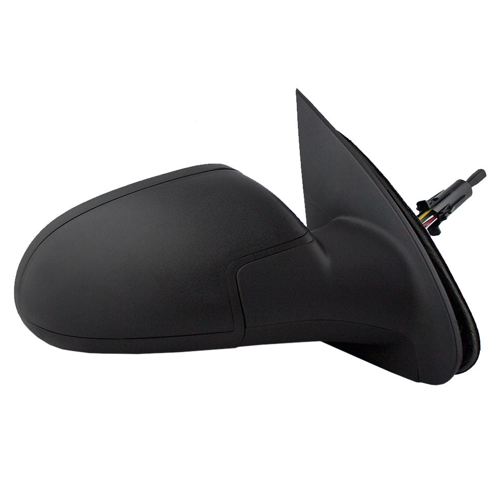 Brock Replacement Passenger Manual Remote Side Door Mirror Textured Compatible with Cobalt G5 Coupe 15943864