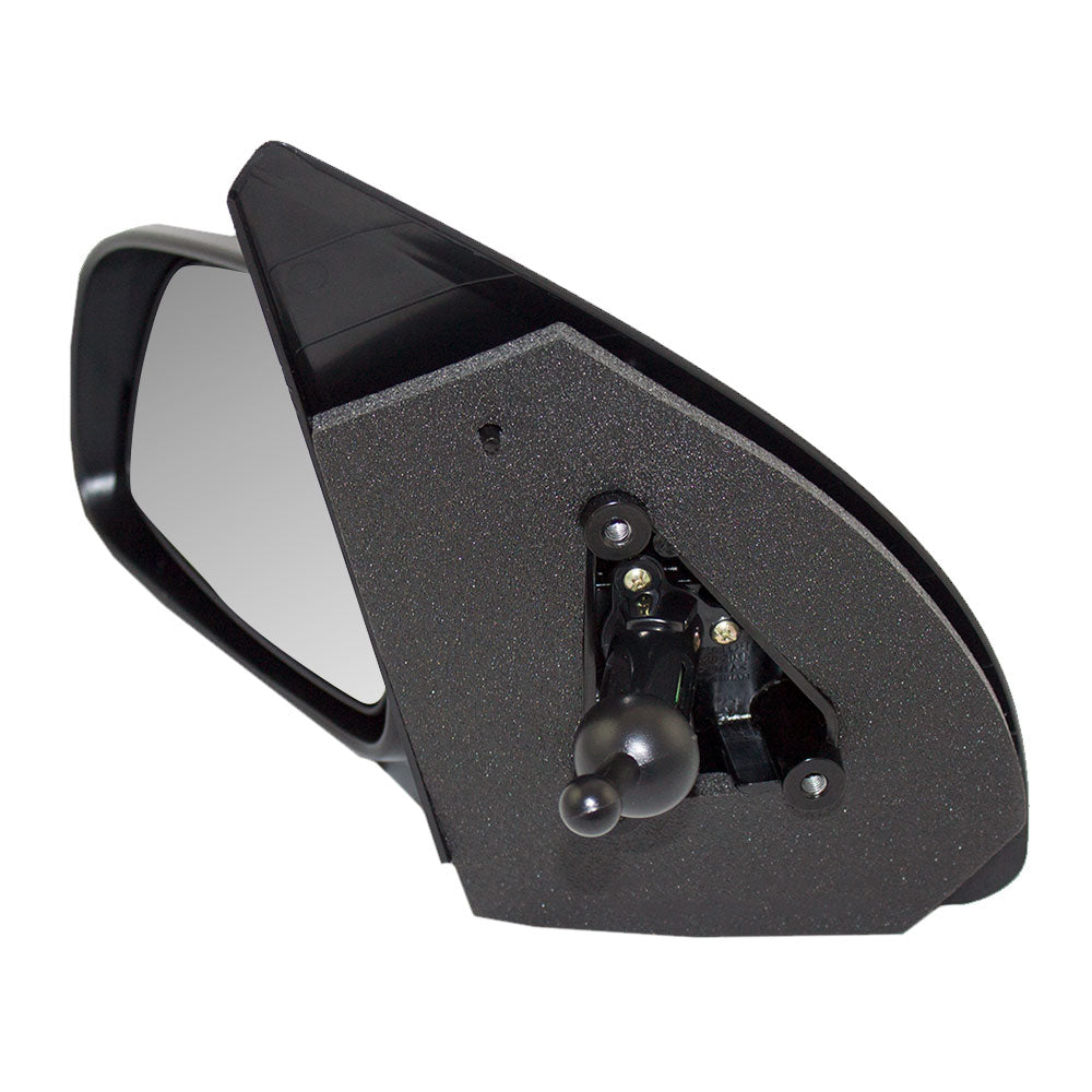 Brock Replacement Driver Manual Remote Side Door Mirror Compatible with 2007-2011 Aveo Sedan 96600801
