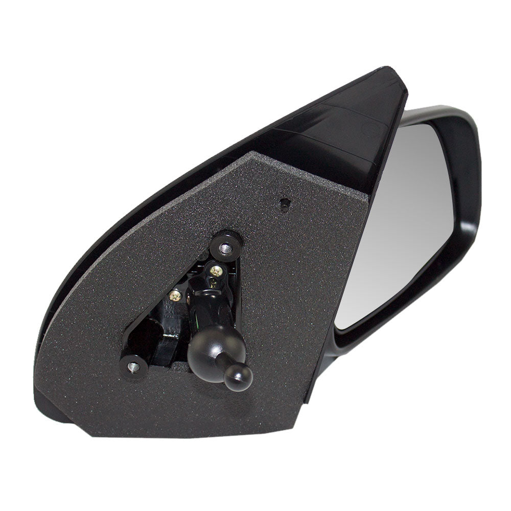 Brock Replacement Passenger Manual Remote Side Door Mirror Compatible with 2007-2011 Aveo Sedan 96458087