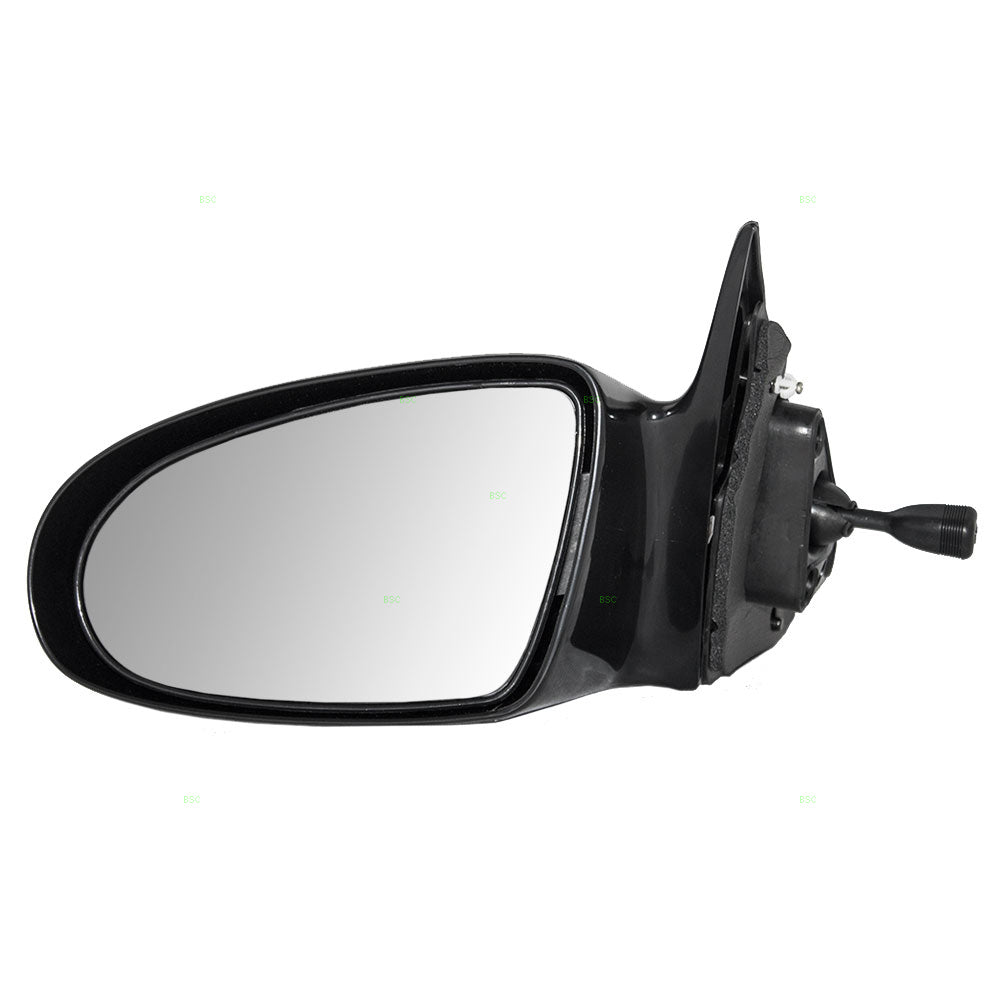 Manual Remote Mirror fits 93-97 Geo Prizm Driver Side Glass w/ Housing 94855360