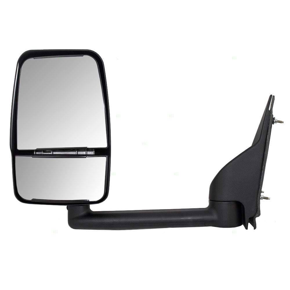 Manual Mirror fits 03-16 Express Savana Van Driver Side Paddle Type Dual Glass