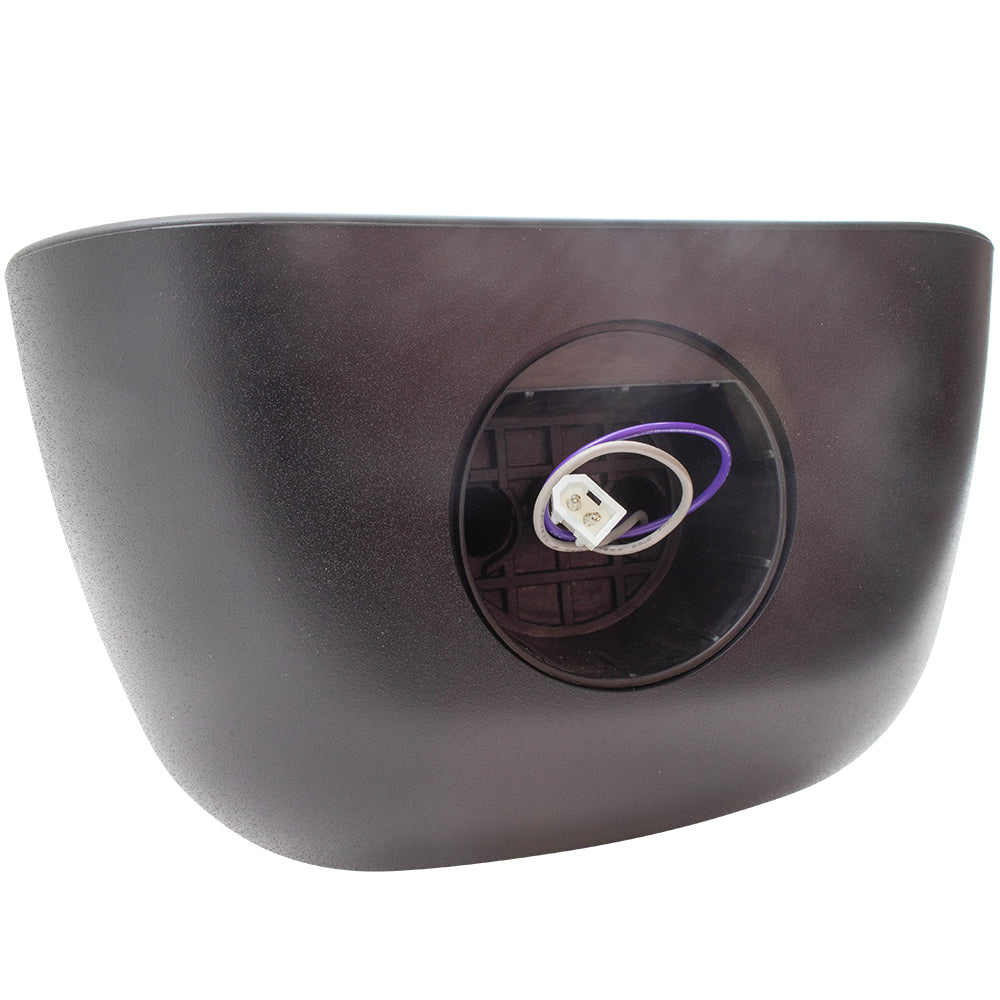 Manual Door Mirror Textured Black With Heat Without Marker Light Driver Side Left For 2003-2009 Chevrolet Kodiak 2003-2009 GMC TopKick