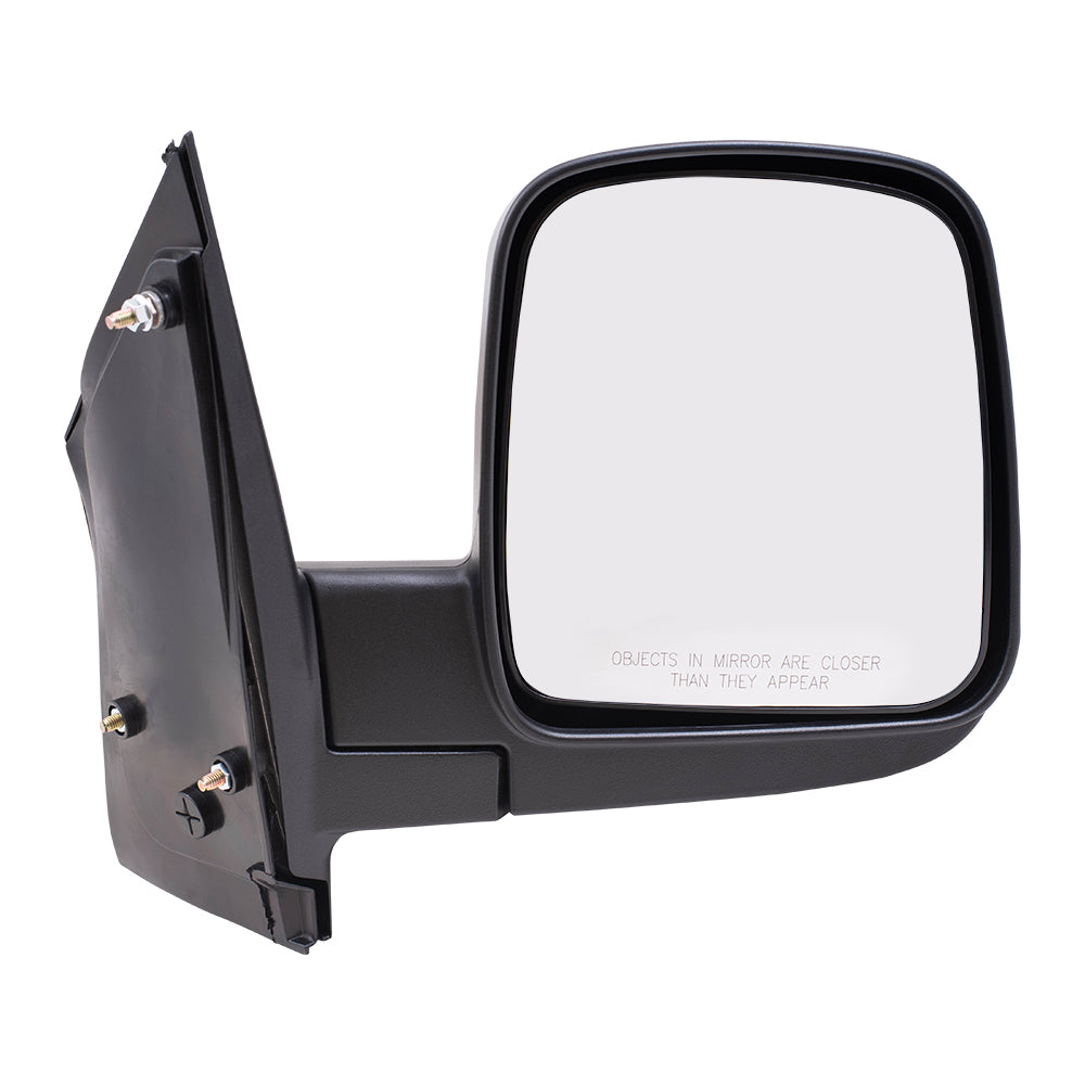 Brock Replacement Passenger Manual Side Door Mirror Textured Compatible with 2003-2007 Express Savana Van 15937996