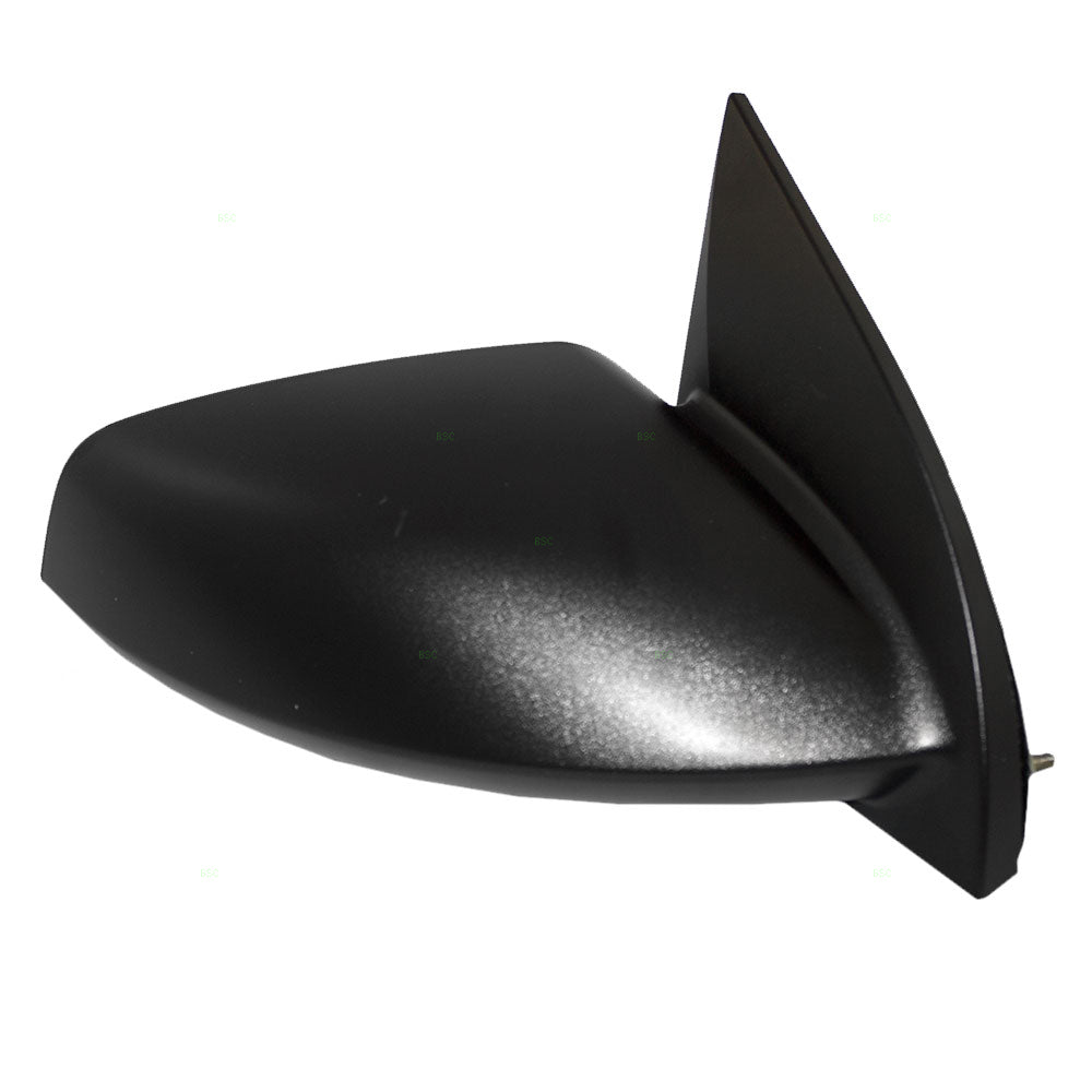 Brock Replacement Passenger Manual Side Door Mirror Textured Compatible with 2003-2007 Ion Coupe 10363817