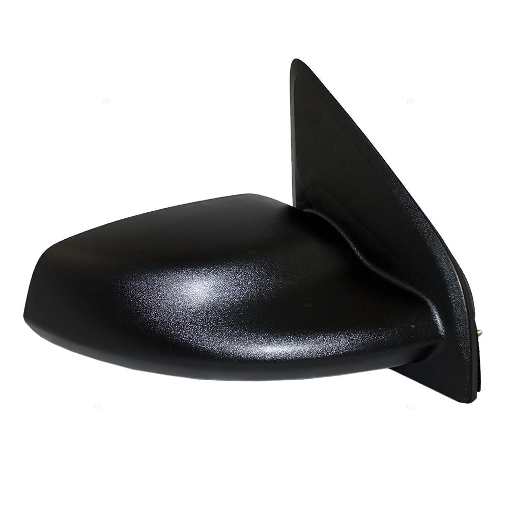 Brock Replacement Passenger Manual Side Door Mirror Textured Compatible with 2003-2007 Ion Sedan 22726677
